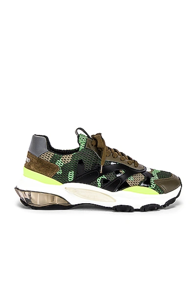 Shop Valentino Low-top Sneaker In Green Tea & Olive