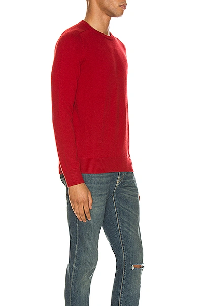 Shop Saint Laurent Cashmere Sweater In Red