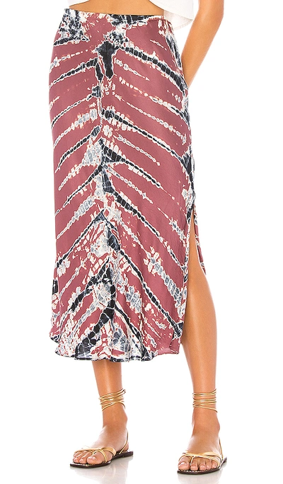 Shop Young Fabulous & Broke Felicity Skirt In Soft Plum Frame