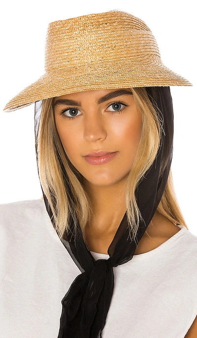 Shop Janessa Leone Arielle Visor In Natural