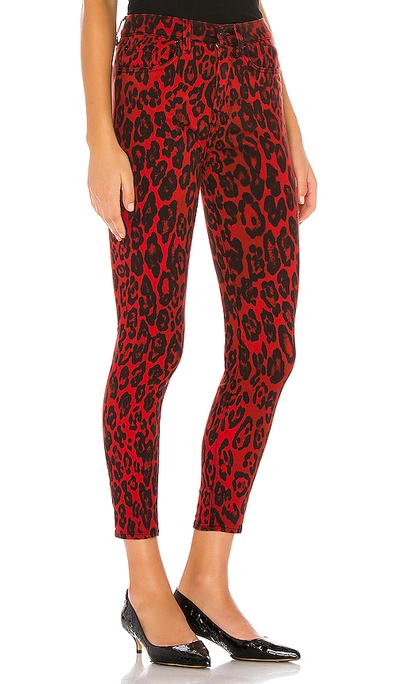 Shop 7 For All Mankind High Waist Ankle Skinny. In Red Cheetah