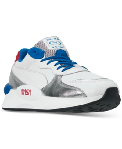 Shop Puma Men's Rs 9.8 X Space Agency Casual Sneakers From Finish Line In  White- Silver