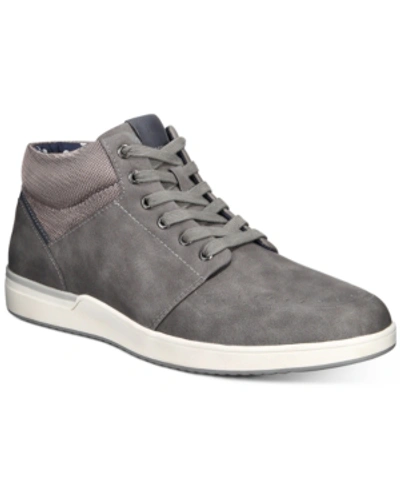 Shop Steve Madden Men's Pallat High Top Sneakers Men's Shoes In Grey