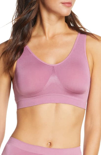 Shop Wacoal B Smooth Seamless Bralette In Bordeaux