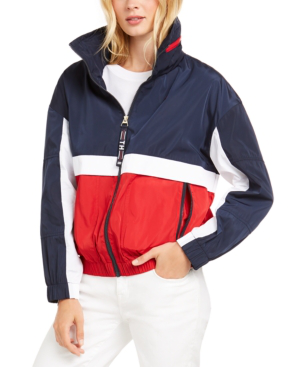 tommy hilfiger windbreaker macys