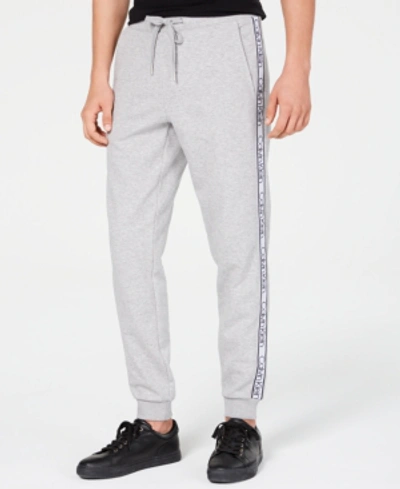 Calvin Klein Men's Side-striped Joggers In Heroic Grey Heather | ModeSens