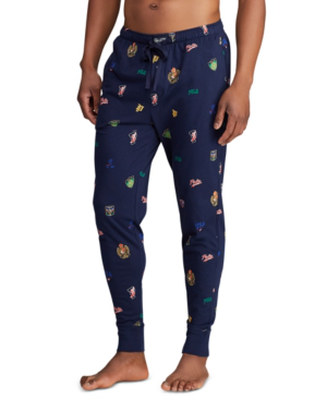 ralph lauren pony print joggers