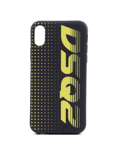 Shop Dsquared2 Cover I-phone X In Black Yellow