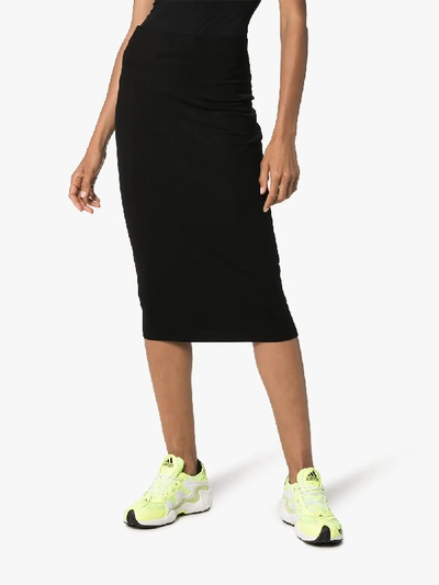 Shop Ninety Percent High Waist Tube Skirt In Black