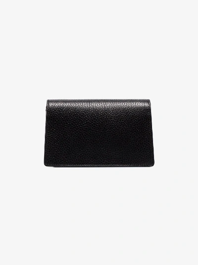 Shop Gucci Black Dionysus Mini Leather Shoulder Bag