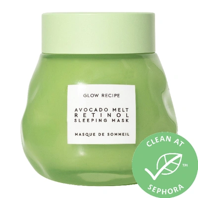 Shop Glow Recipe Avocado Melt Retinol Sleeping Face Mask 2.3 oz/ 70 ml