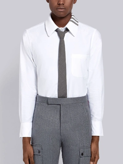 Shop Thom Browne Norfolk Straight-leg Trouser In Grey