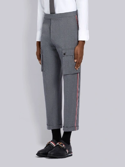 Shop Thom Browne Norfolk Straight-leg Trouser In Grey