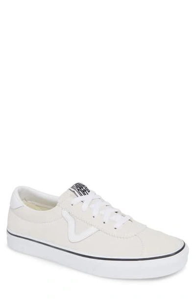 Shop Vans Sport Sneaker In White Suede