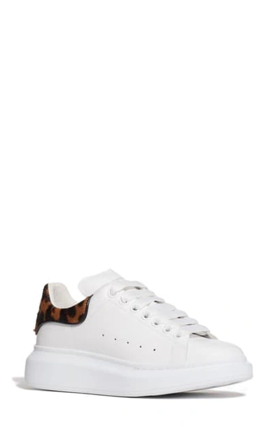 Shop Alexander Mcqueen Sneaker In White/ Leopard