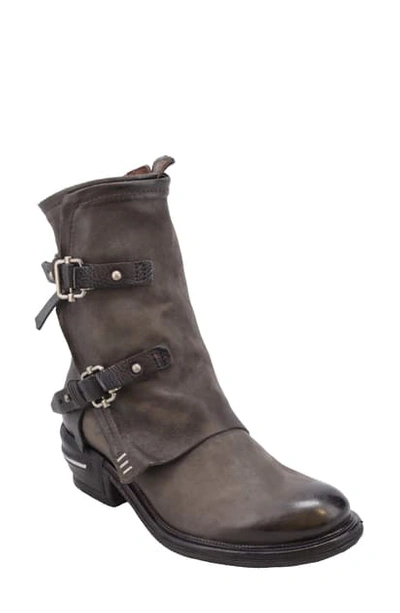 Shop As98 Irving Engineer Boot In Smoke Leather