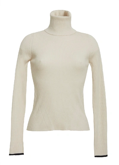 Shop Eleven Six Edie T-neck Sweater In Ivory