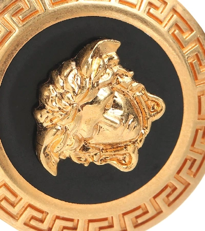 Shop Versace Medusa Hair Clip In Gold