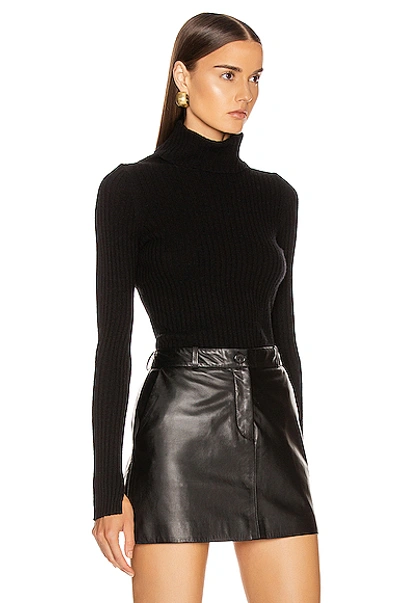 Shop Nili Lotan Myla Cashmere Turtleneck In Black