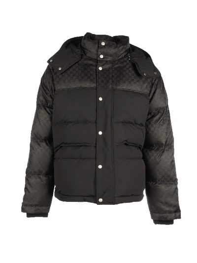 Shop Gucci Padded Jacket In Black