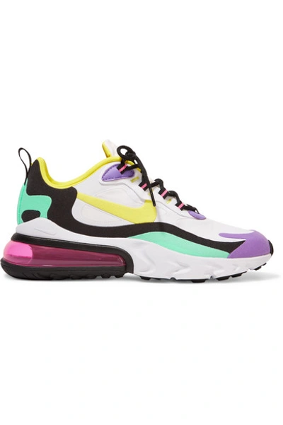 Shop Nike Air Max 270 React Felt And Ripstop Sneakers In White