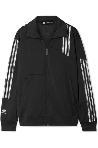 Shop Adidas Originals + Daniëlle Cathari Firebird Paneled Striped Tech-jersey Track Jacket