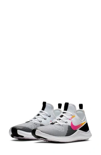 Shop Nike Free Tr8 Training Shoe In Black/ Laser Fuchsia