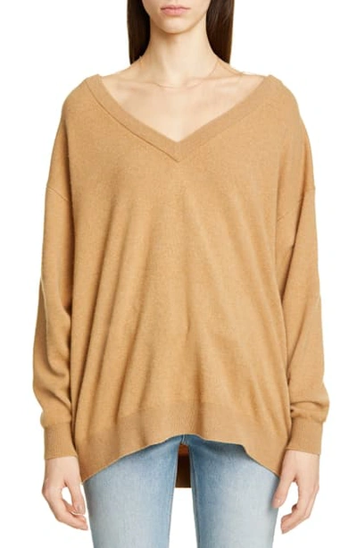 Shop Alexander Wang Illusion Neck Sweater In Camel