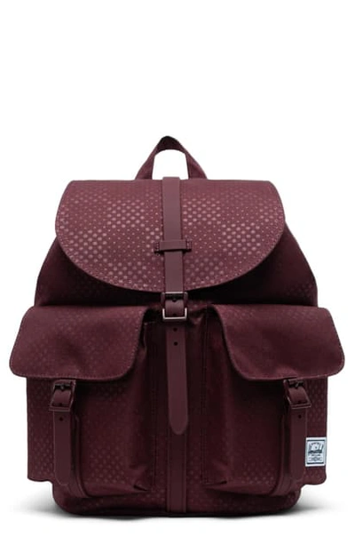 Shop Herschel Supply Co X-small Dawson Backpack - Purple In Plum Dot Check