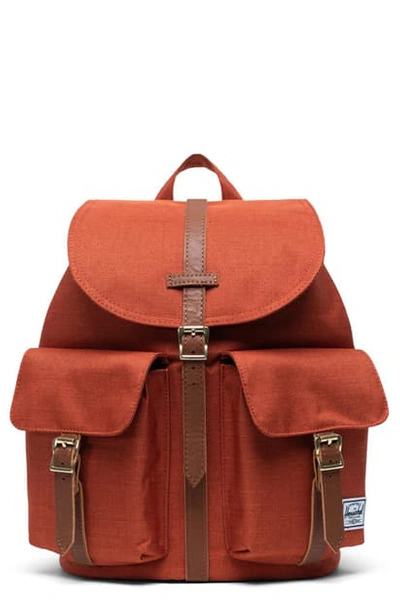 Shop Herschel Supply Co X-small Dawson Backpack - Orange In Picante Crosshatch