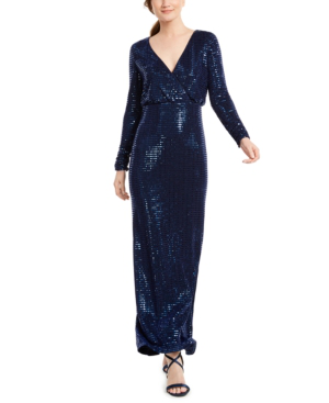 vince camuto blouson gown
