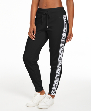 calvin klein logo joggers