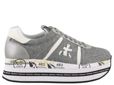 Premiata Beth 4114 Sneakers In Grey | ModeSens