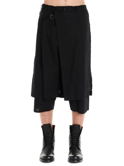Shop Yohji Yamamoto Pants In Black