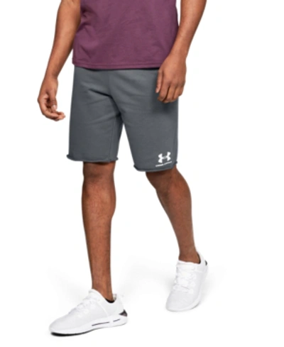Shop Under Armour Men's Ua Sportstyle Terry 10.5" Shorts In 012 Pitch