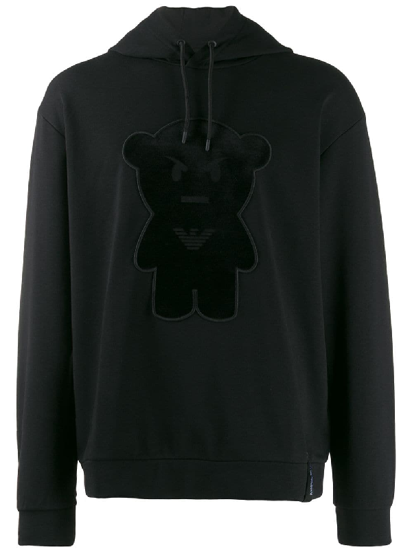 armani bear hoodie