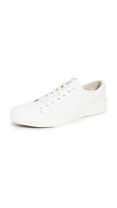 Shop Shoe The Bear Bushwick Leather Sneakers In White