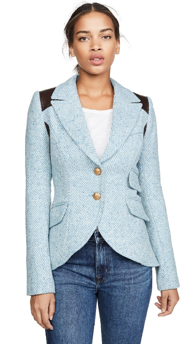 Smythe herringbone blazer deals