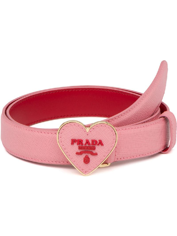 pink prada belt