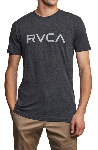 Shop Rvca Logo T-shirt In Black