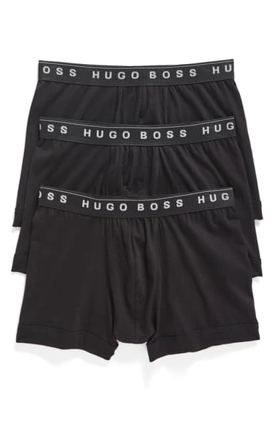 Shop Hugo Boss 3-pack Cotton Boxer Briefs In White