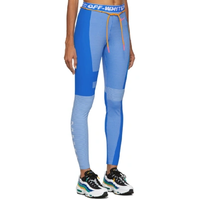 Nike Blue Off-white Edition Easy Run Leggings In 406 Blue | ModeSens