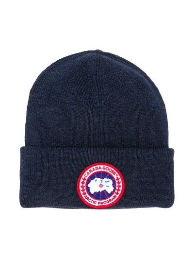 Shop Canada Goose Arctic Disc Toque Hat In Blue