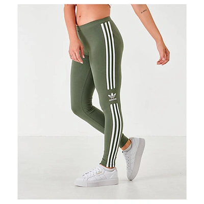 Adidas Originals Originals Trefoil Leggings In Green ModeSens