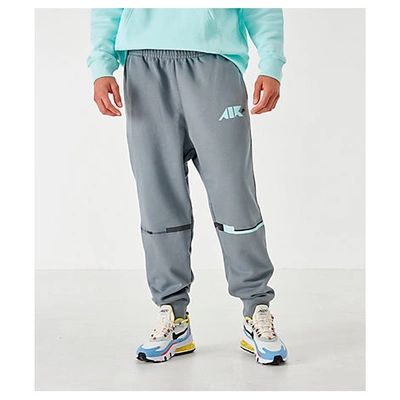 Shop Nike Men's Sportswear Geometric Jogger Pants In Grey