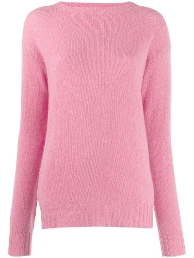 Shop Prada Lana Knit Sweater - Pink