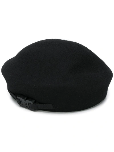 Shop Alyx Strap Fastened Hat In Black