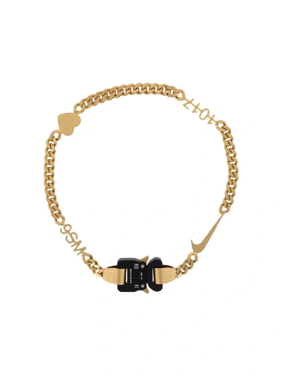 1017 ALYX 9SM BUCKLE DETAIL NECKLACE - 金色