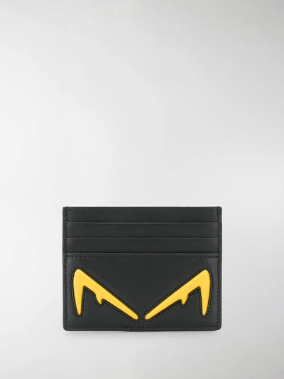 Shop Fendi Business Card Holder In Black