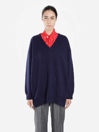 Shop Balenciaga Knitwear In Blue